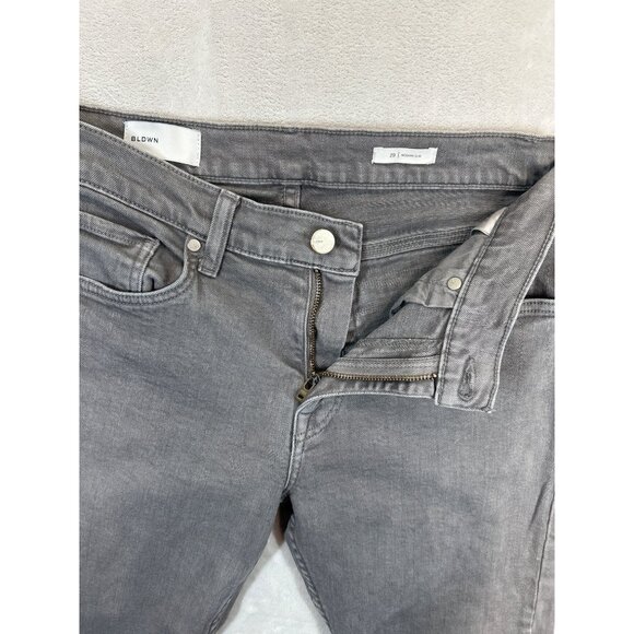 Bldwn Jeans Womens 27 Gray Modern‎ Slim Tapered Leg - Picture 3 of 9